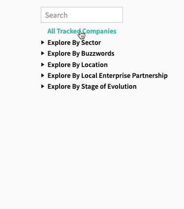 Beauhurst Explore Companies theme